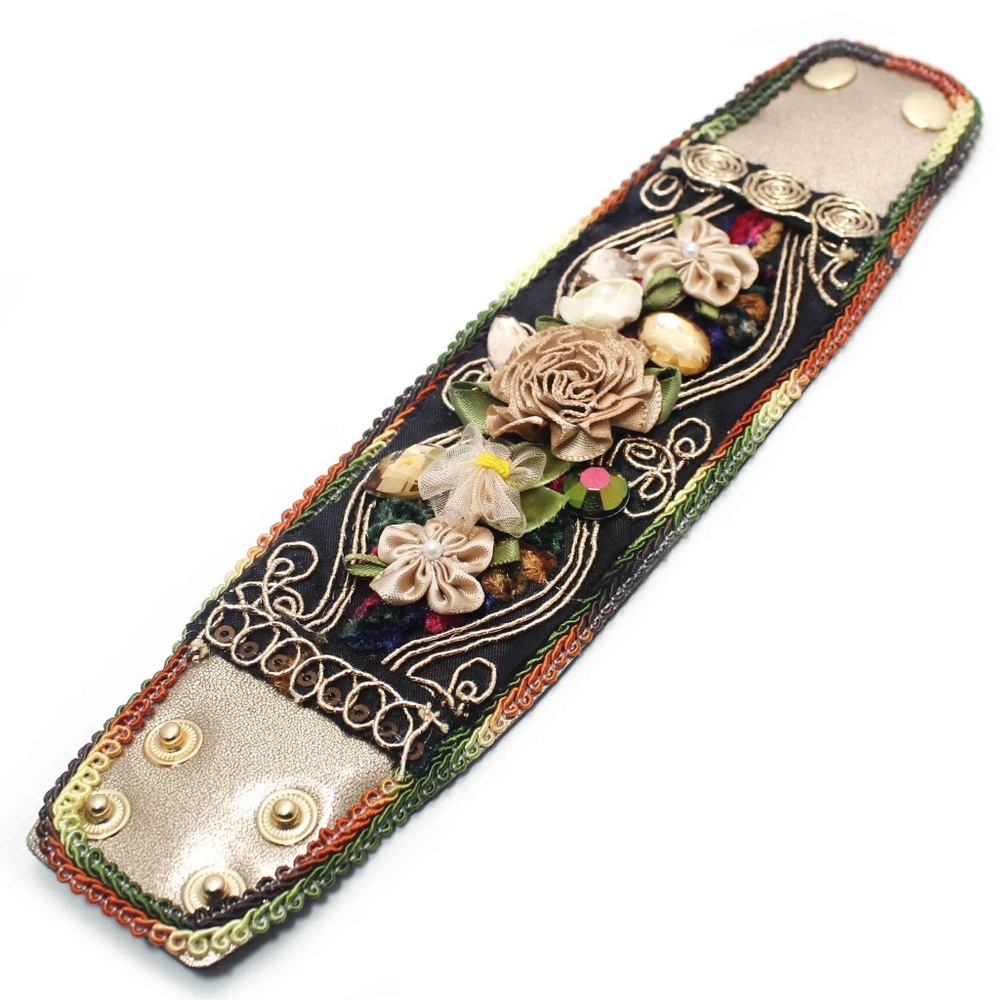 Handmade unique leather bracelet